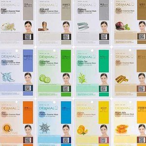 15 Face Mask Bundle DERMA Collagen Anti Aging Korean Face Masks NWT